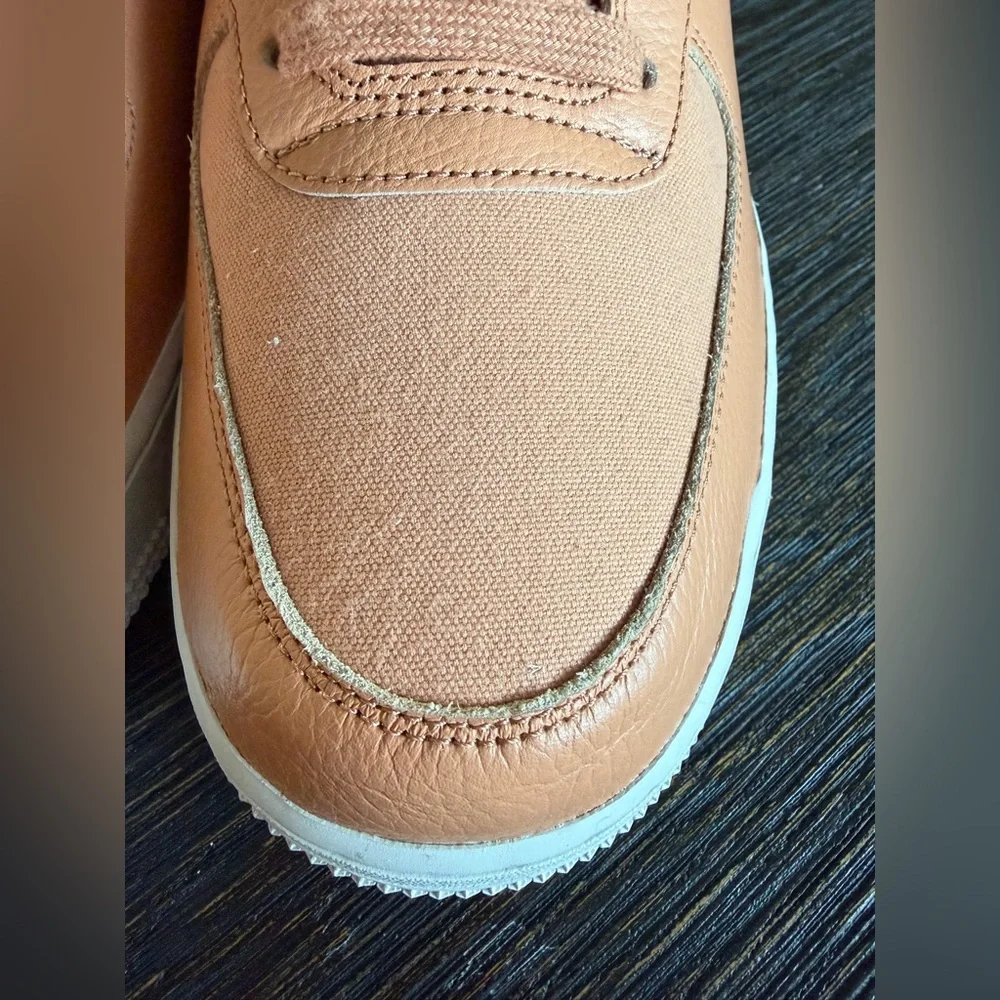 NEW MEN'S NIKE AIR FORCE 1 '07 LX IN AMBER BROWN & PHANTOM! Size 11.5 - Picture 6 of 11